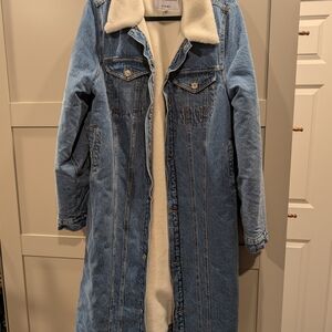 NWT Juicy Couture Blue Denim Coat, Trucker Jacket, XXL
